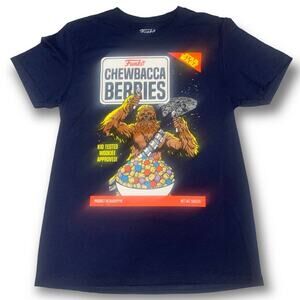 Star Wars FUNKO Tee Small Mens Graphic Tee Funny shirt Chewbacca